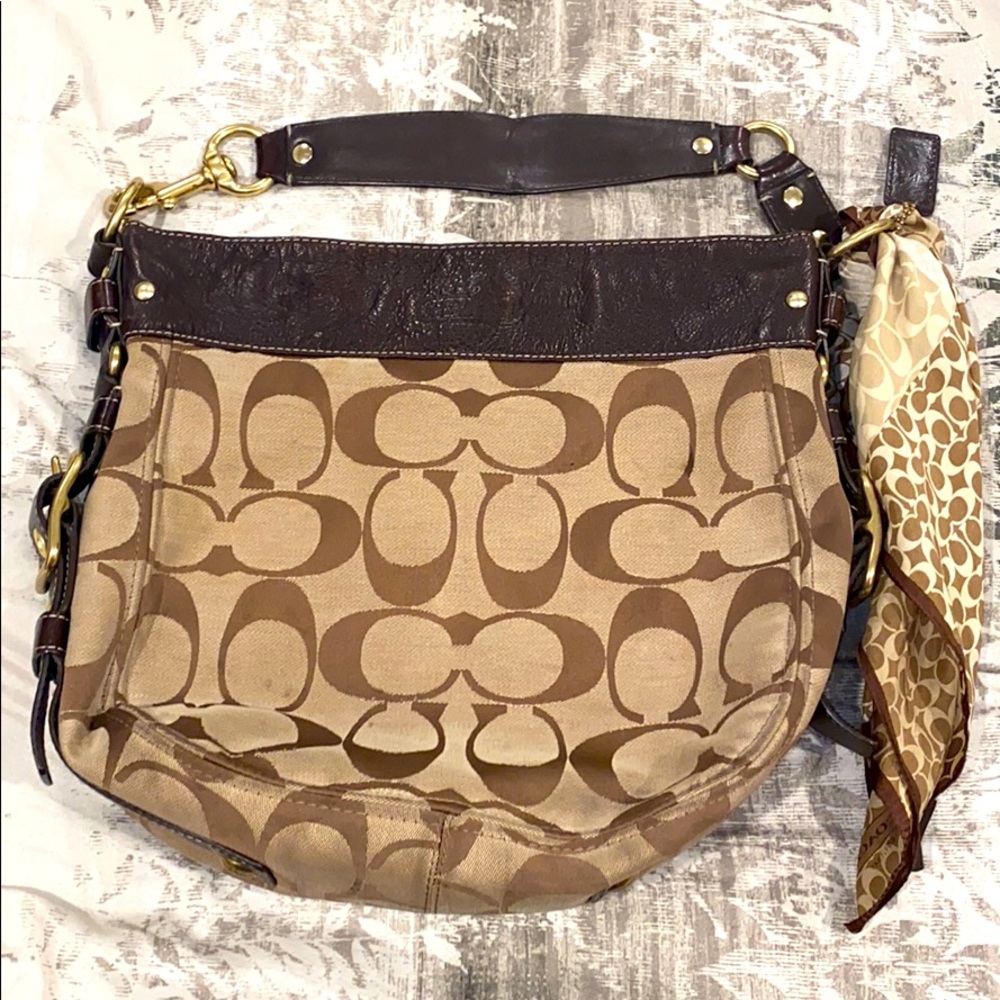 MOVING SALE Coach brown shoulder bag